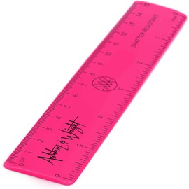 Ashton and Wright - 6 Inch / 15cm Rulers - Shatter Resistant - Pack of 50 Tropical Neon