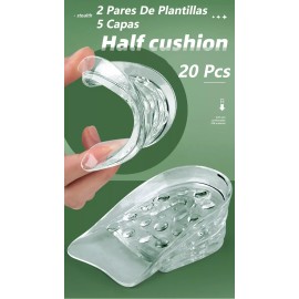 plantillas para espolon calcaneo talonera para espolon plantillas para espolon taloneras espolon talonera de gel plantil 2 Par Plantilla Talonera De Gel Aumentar Estatura 3cm 5capas