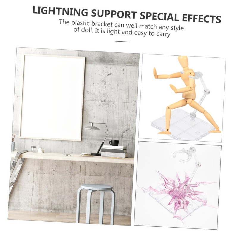FRCOLOR 1 Set Handmade Special Effect Bracket Clay Model Stand