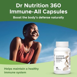 Immunity Support Supplement - Strengthens Body's Natural Immune System - Maintains Defense Against Inflamation, Flu, and Infection - Increases Energy Levels and Mood - Dr Nutrition 360