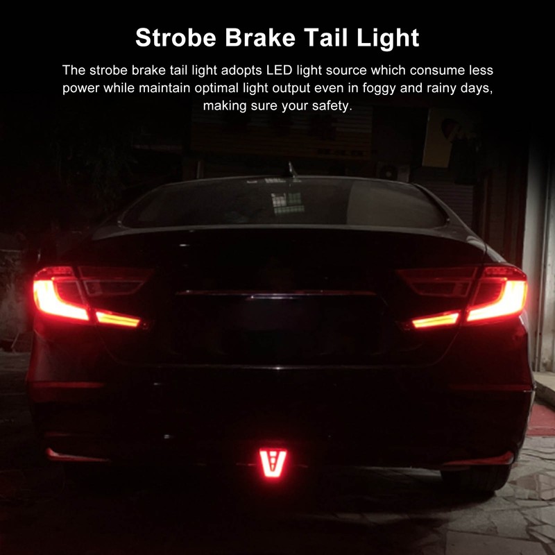 Car LED Flashing Brake Light Driving Warning for F1 Style