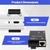 Hicarer 10 Pcs Din Rail Mount Clip 1.08 Inches Width