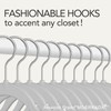 MOERKADA 50 Pack Ultra-Thin Plastic Clothes Hangers (17.7 Inch) -
