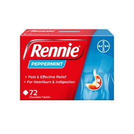 Rennie Peppermint 72 Tablets