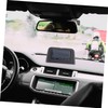 ULTECHNOVO 3pcs Car Thermometer Clock Analog Dashboard Clock Temperature High