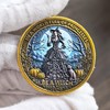 Empowering Witch Challenge Coin – 1.57-inch Motivational Metal Coin with
