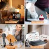 Desk Ring Light with Stand, Laptop Selfie Ring Light with