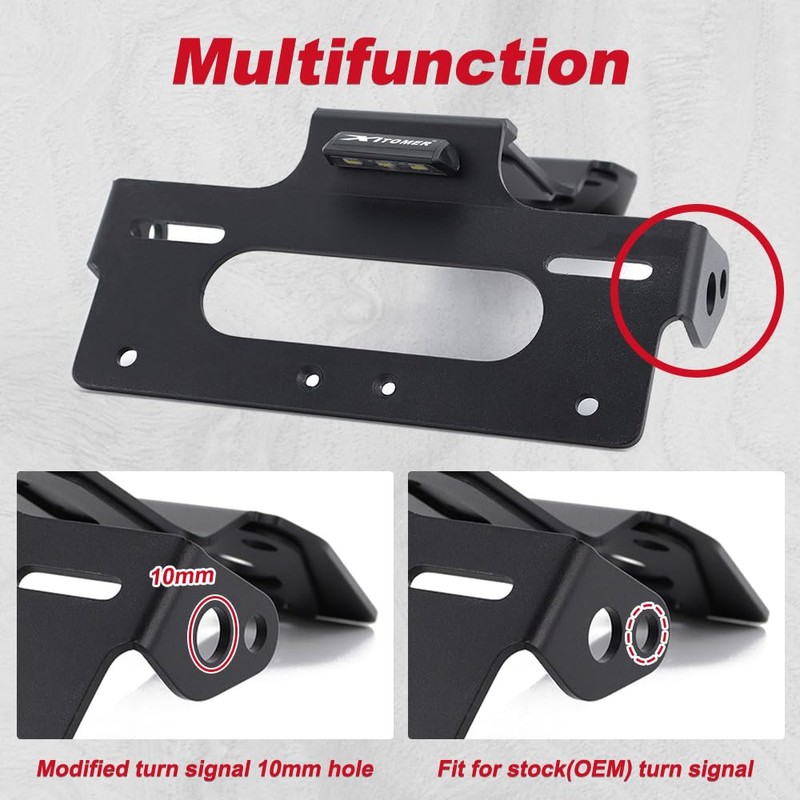 Xitomer Fender Eliminator Tail Tidy Compatible with 2024 2025 Daytona
