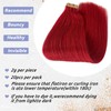 Red Tape in Human Hair Extensions,Skin Weft Tape in Hair