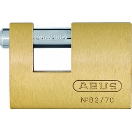 ABUS 11575 Monoblock Brass Shutter Padlock with 8512 Alike Keyed