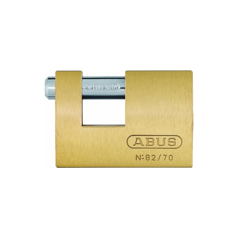 ABUS 11575 Monoblock Brass Shutter Padlock with 8512 Alike Keyed
