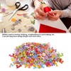 1000Pcs Dog Bone Buttons Bright Vivid Colors Cute Dog Bone