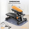 APEXUP Steppers for Exercise at Home, Stair Stepper with Resistance