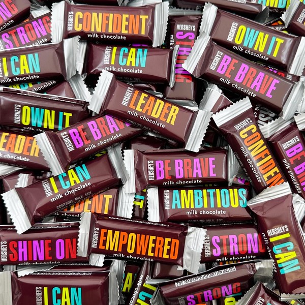 Sunny Island HERSHEY'S Celebrate She Milk Chocolate Snack Size Bars, Limited Edition Candy, 3-Pound Bag