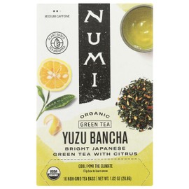 NUMI Organic Yuzu Green Tea, 16 CT