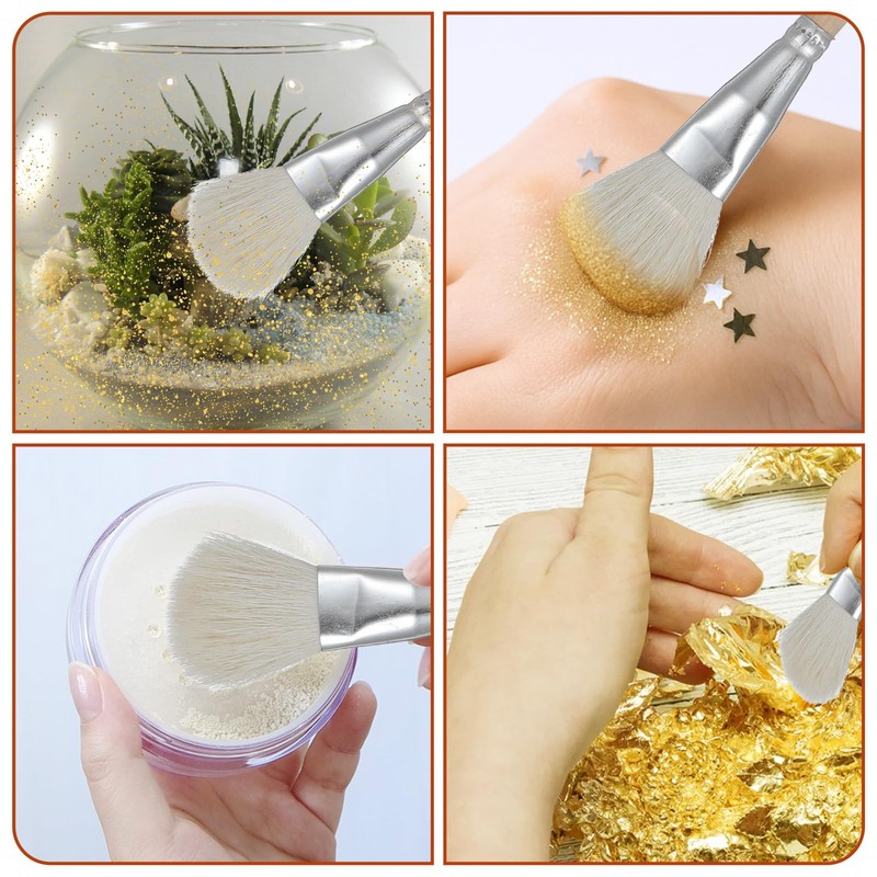 20Pcs Pottery Brushes for Glazing, Ceramic Brush Set with Storage