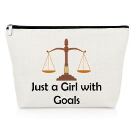 Lawyer Gifts for Women Makeup Bag Thank You Gifts for Attorney Boss Colleague Cosmetic Bag Paralegal Gifts Lawyer Student Gifts Law School Graduation Gifts Christmas Birthday Gift Travel Pouch