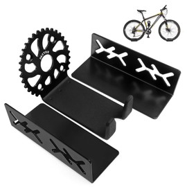 MZYRH Heavy Duty Bike Wall Mount, Stainless Steel, 1 Pack, Black