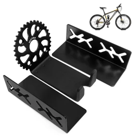 MZYRH Heavy Duty Bike Wall Mount, Stainless Steel, 1 Pack, Black
