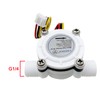 GREDIA 1/4" Water Flow Sensor Food-Grade Switch Hall Effect Flowmeter
