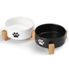 Kitwinney Dog Bowls, Non Slip Heavy Ceramic Dog Food and