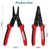 YsDiYxYw Wire Stripper, 3rd Generation Wire CrimpingTool, 8IN Professional Wire