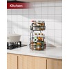 Sakugi Fruit Basket for Kitchen Counter - 2-Tier Large Capacity
