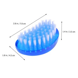 Ipetboom 4pcs Mini Dust Nail Brush for Nail Art and Manicures Practical Cleaning Tools for Home Use Random Colors