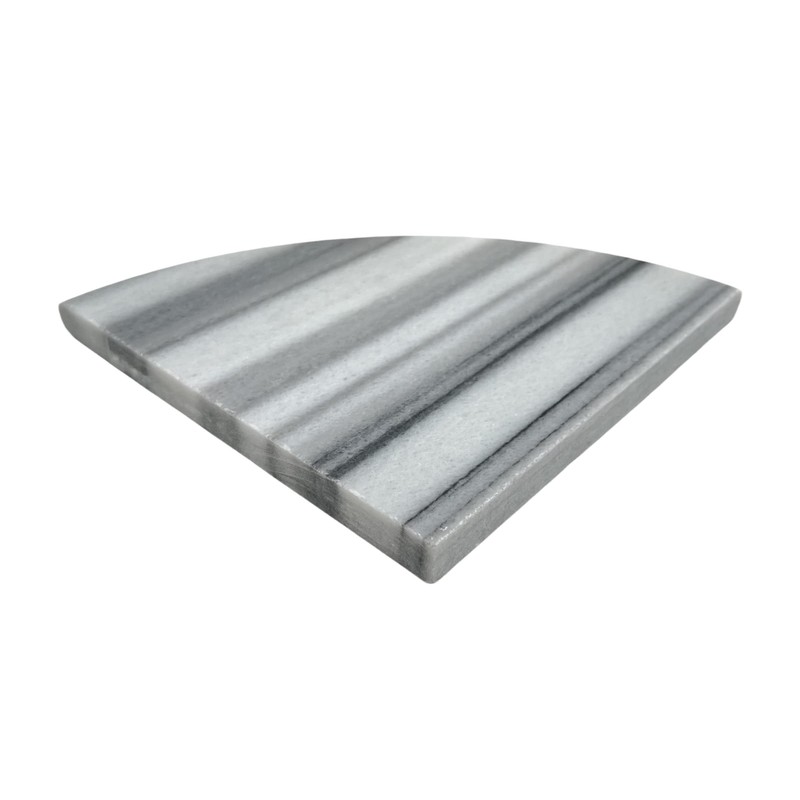 Tenedos Equator Marmara Marble Corner Shelf 9 Inches Polished –
