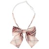 [Elerevyo] Plaid Uniform Pre-tied Knot Cute Colorful Bow Tie for