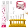 Daily Treasures 65pcs Discreet Tampon Flask Set-20 Reusable Tube Flasks(15ml)