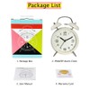 Peakeep 4 Inches Twin Bell Loud Alarm Clock for Heavy