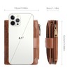 GAEKEAO Wallet for Women RFID Blocking Vegan Leather Bifold Card
