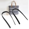 2PCS 65cm Handmade Leather Bag Handles with Rivets DIY Patchwork