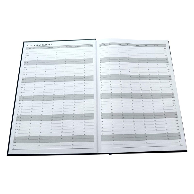 2024-2025 Diary Academic Year A5 Week to View Hardback Casebound