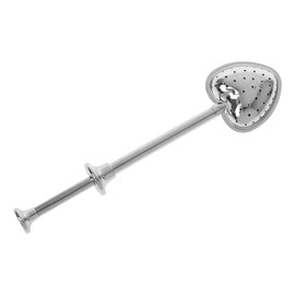 SUCHUANGUANG Heart Shape Stainless Steel Loose Leaf Tea Infuser Spoon Strainer Filter Herbal Spice With Long Handle Clamp Clip