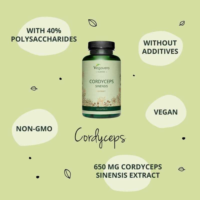 Cordyceps Sinensis Vegavero® | 650 mg (10:1) CS-4 Extract 40%