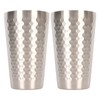 2pcs Stainless Steel Beer Cup 450ML Double Wall Air Insulation