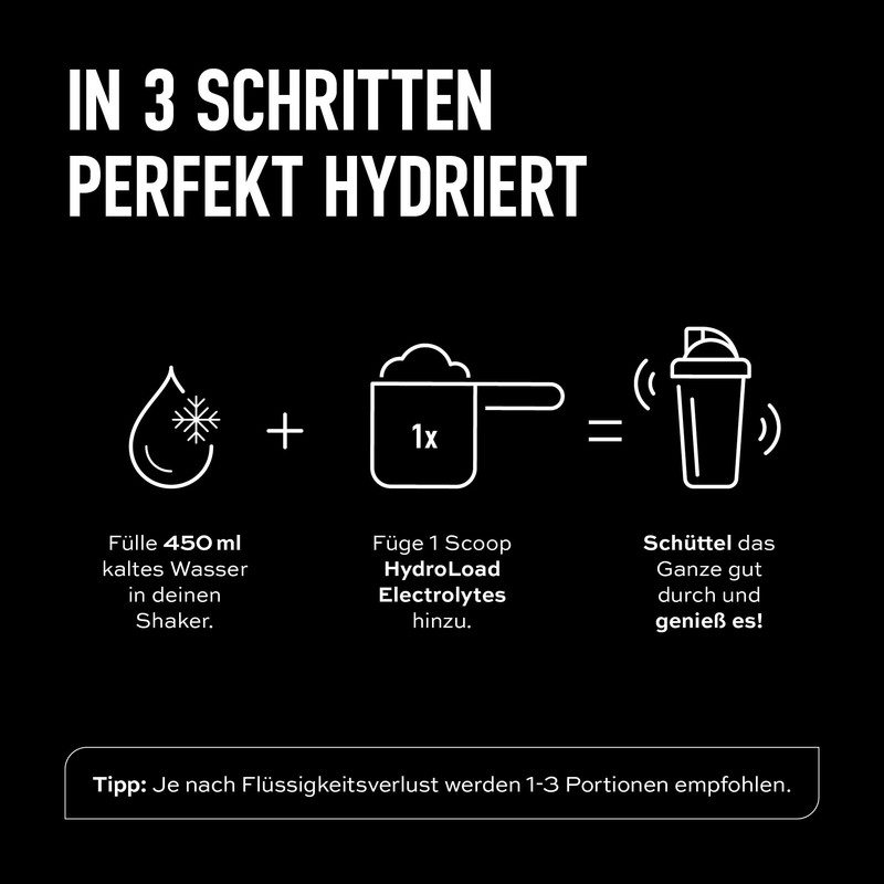 ESN Hydroload Electrolytes, 615 g, 30 Servings, Neutral
