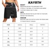 Kayrth Men's Swim Trunks Quick Dry Board Shorts with 5