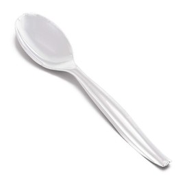 Kaya Elegant Black Plastic Serving Spoons (Pack of 5) - Durable & Stylish Design, Perfect for Catering, Parties & Kitchen Essentials