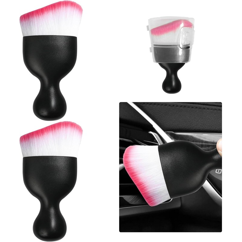 Ziciner 2 Piezas Cepillo para Detallado de Auto, Cerdas Suaves