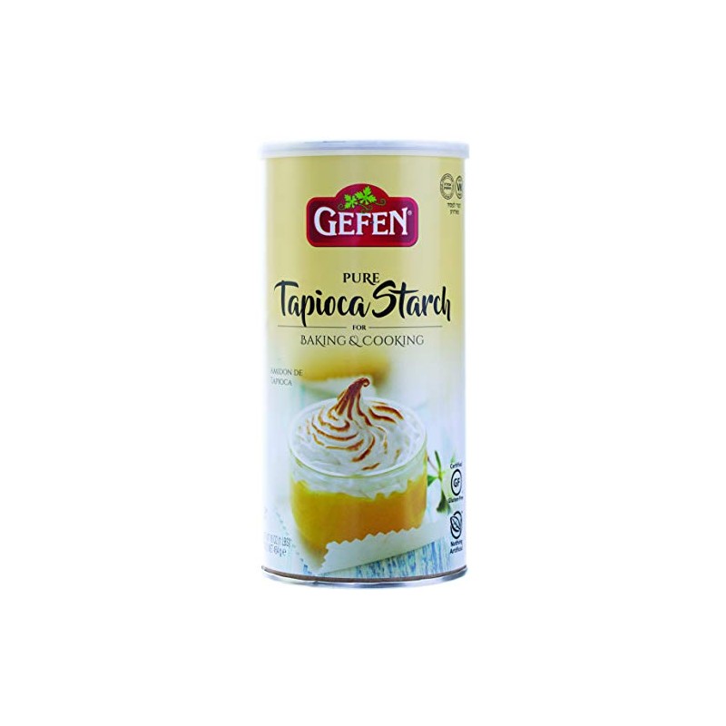 Gefen, Pure Tapioca Starch, 16oz. Resealable Container, Gluten Free, Tapioca