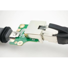 Starlink Ethernet Adapter, Dishy V2 Original Plug (SPX) to RJ45 (T568B) Adapter for Starlink Satellite Internet Kit V2 POE Cable Plug Transform 48V 12V