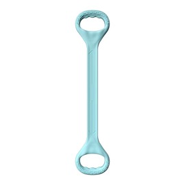 Akkerds 8 Words Trigger Home Yoga Assistance Stretch Belt Stretch Rope Open Shoulder Back Beauty Chest Polishing Yoga Equipment Strong Durable 35 Lbs Attraction (Light Blue)