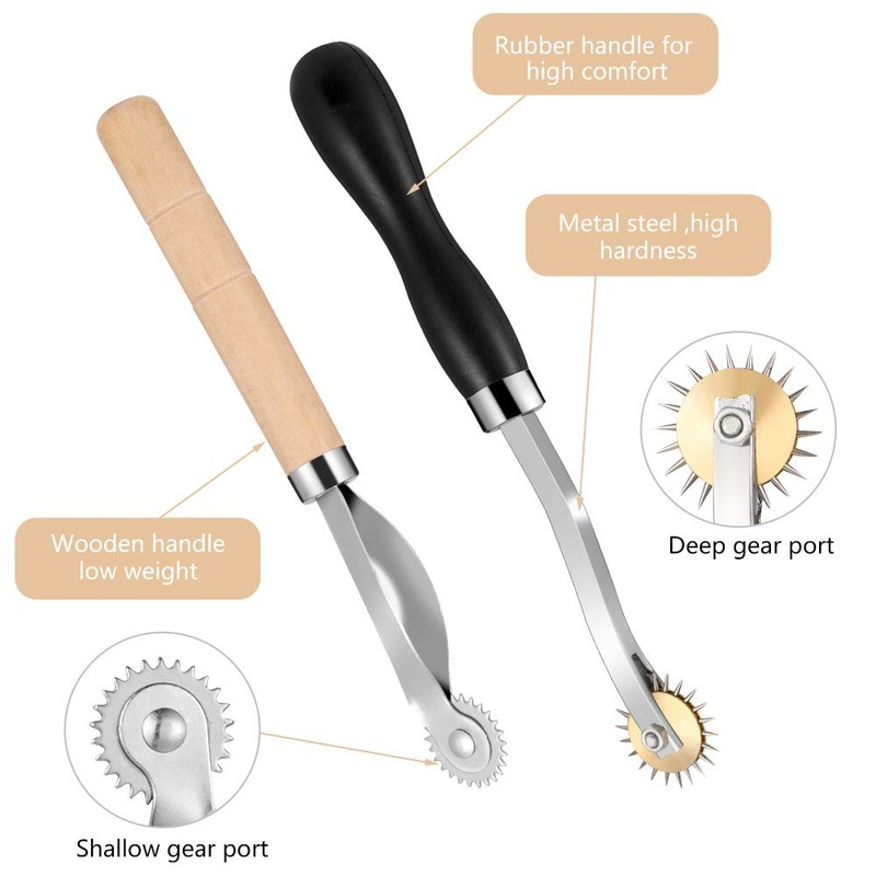metagio 2 Pieces Tracking Wheel Sewing Tool Sewing Pattern Wheel