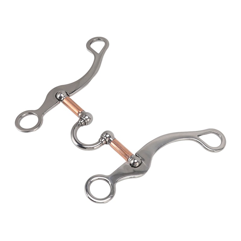 Horse Snaffle Bit Stainless Steel Rose Gold Plated Horse Gag