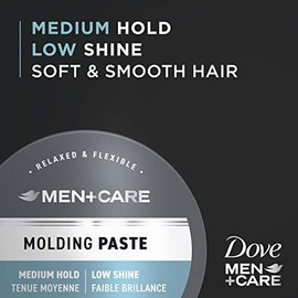 Dove Men + Care Sculpting Paste - Textured Look/Medium Hold/Matte Finish - Net Wt. 1.75 OZ (49 g) Each - Pack of 2