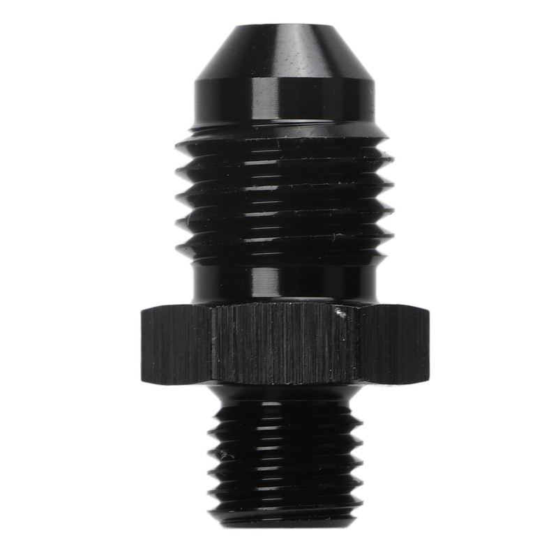 1 Pair AN4 to M8 Oil Cooler Fitting Adapter Black