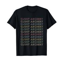 Retro Clout Archery Repetitive Vintage Archer T-Shirt